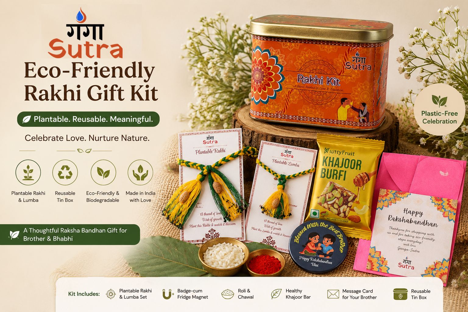 Plantable Seed Rakhi: The Eco-Friendly Rakhi That Grows Into a Plant
